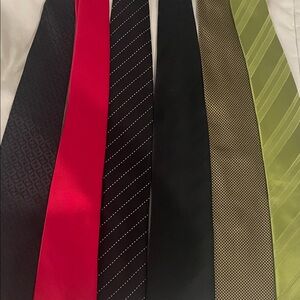 6 men’s Patterned Ties